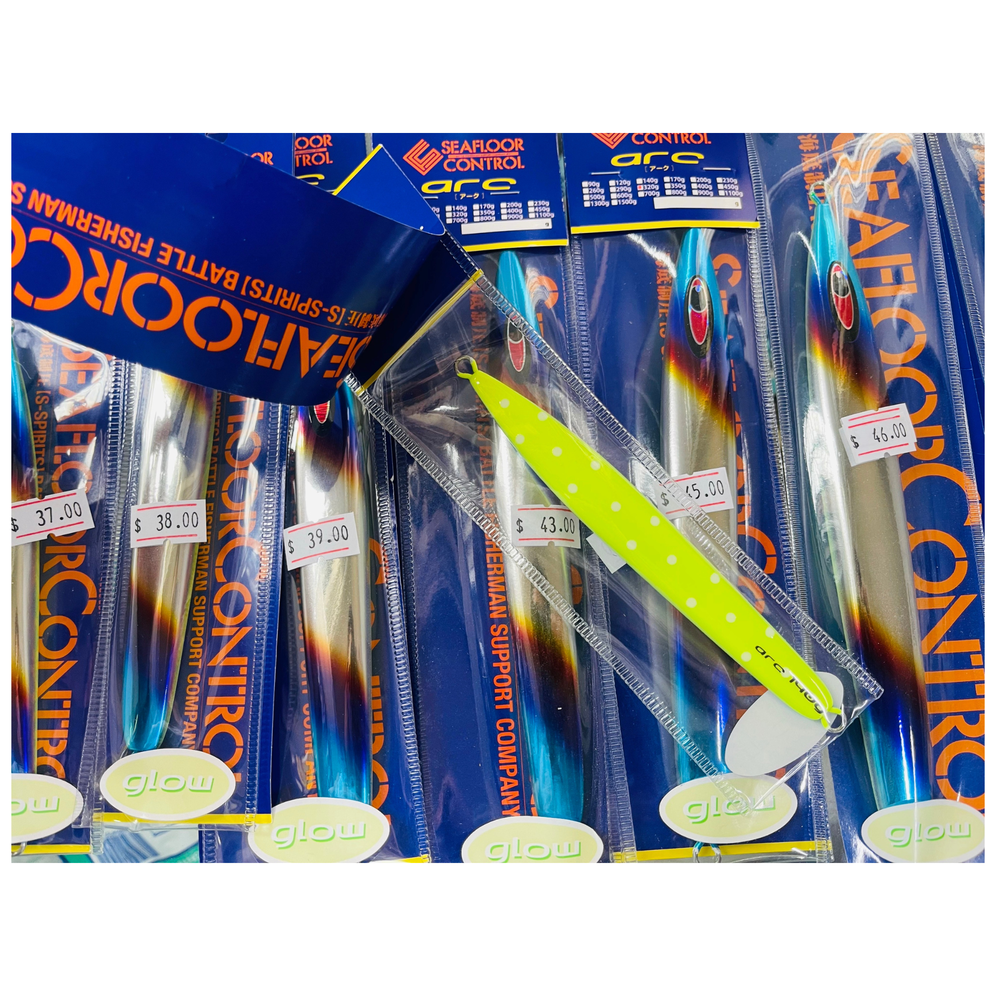 SFC ARC Limited Edition Chameleon Titanium Chart Dot Glow Offshore Jig