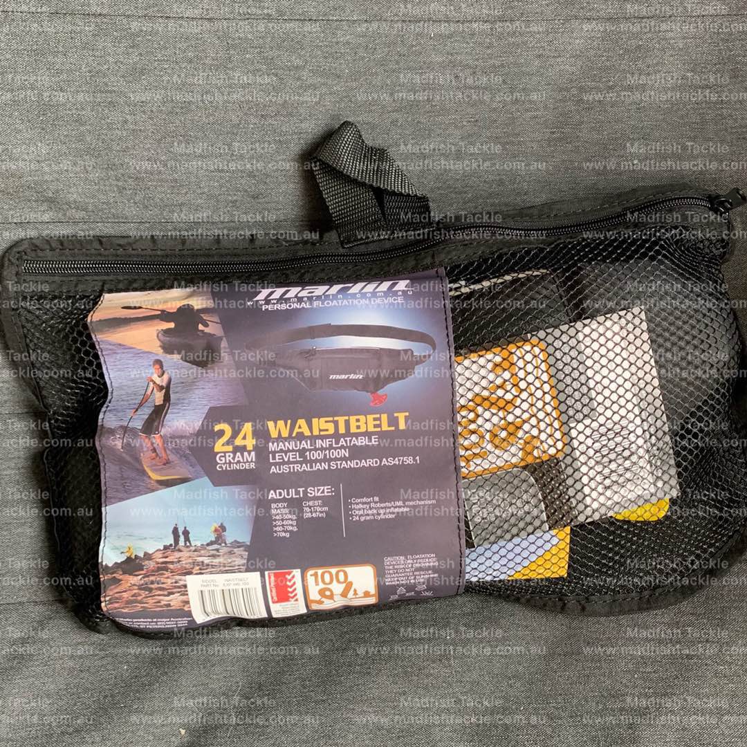 MARLIN PFD MANUAL INFLATABLE WAISTBELT 24 GRAM CYLINDER