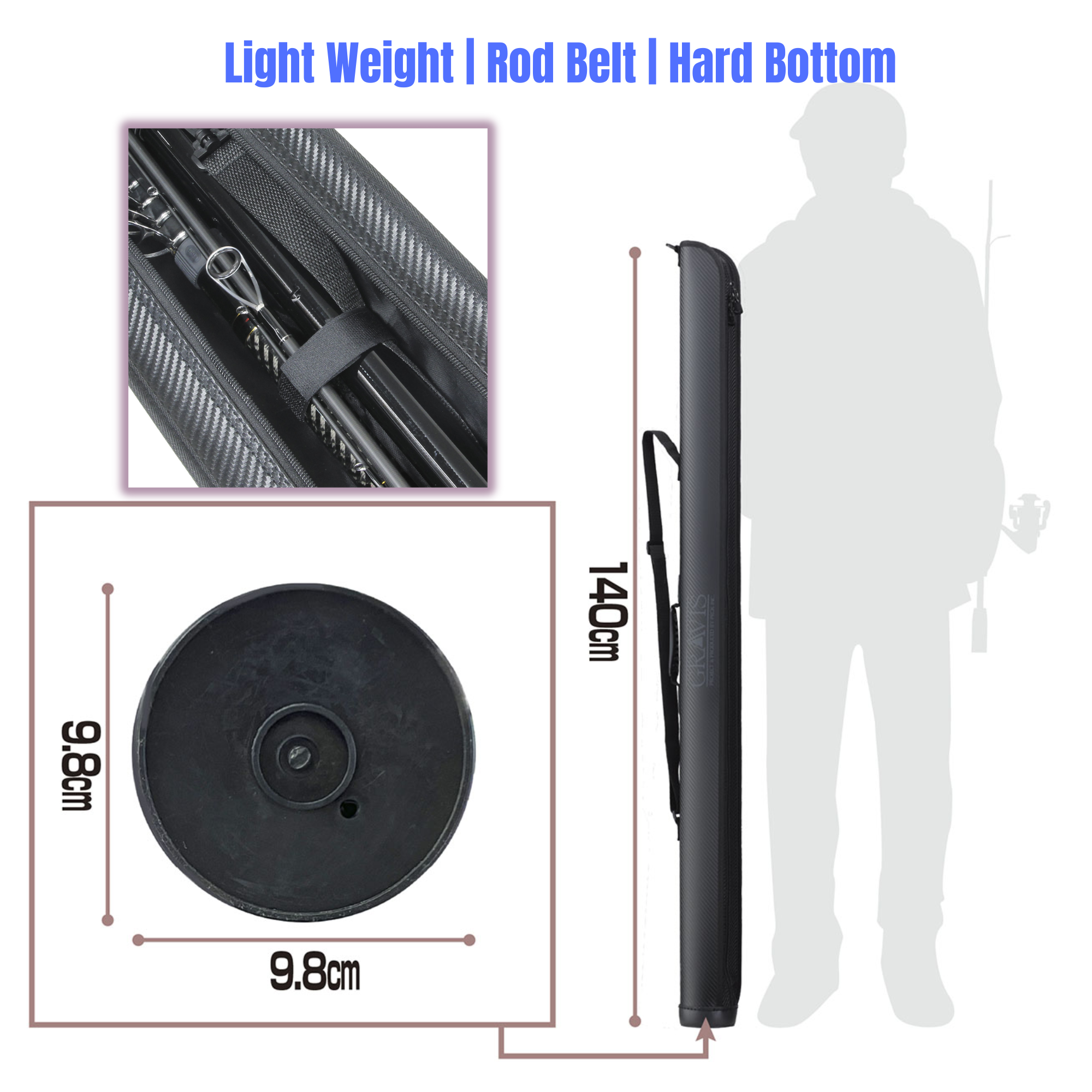 Prox Super Slim Rod Case 140cm