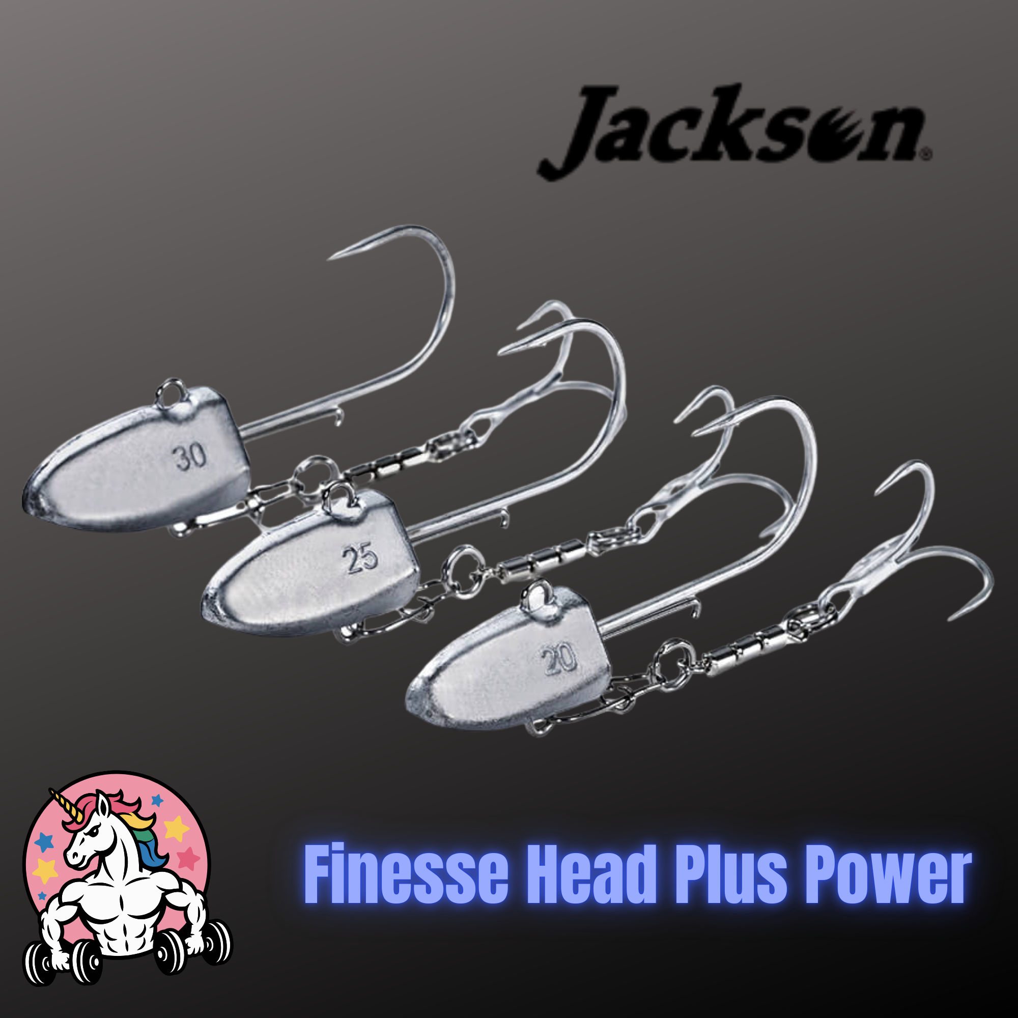 Jackson Finesse Head  Plus Power Metal Jighead