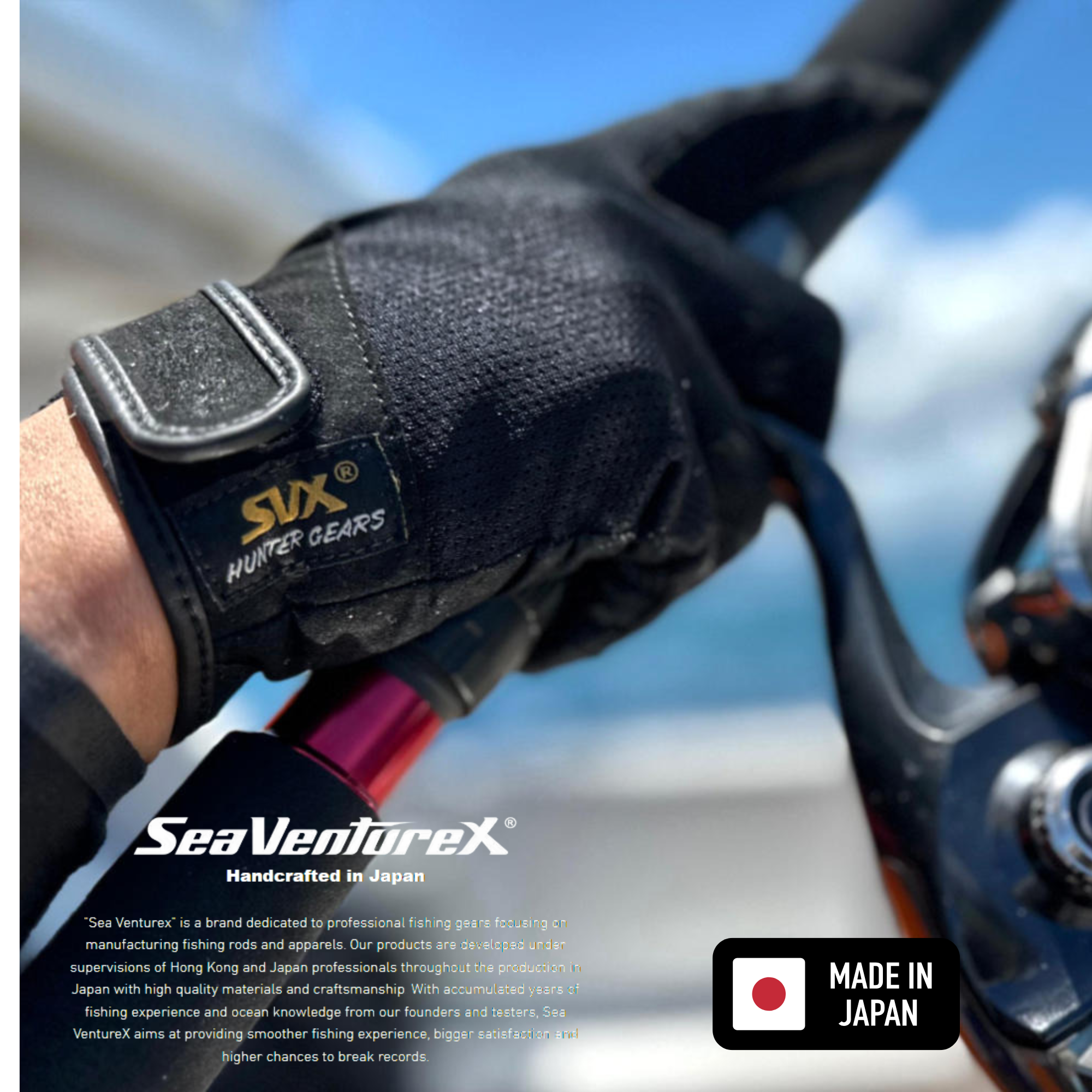 SeaVentureX SVX Fishing Gloves SFG01