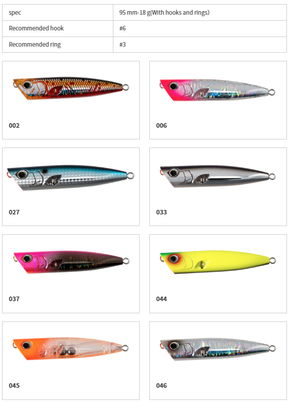 Maria BIGRO SS95 Slow Sinking