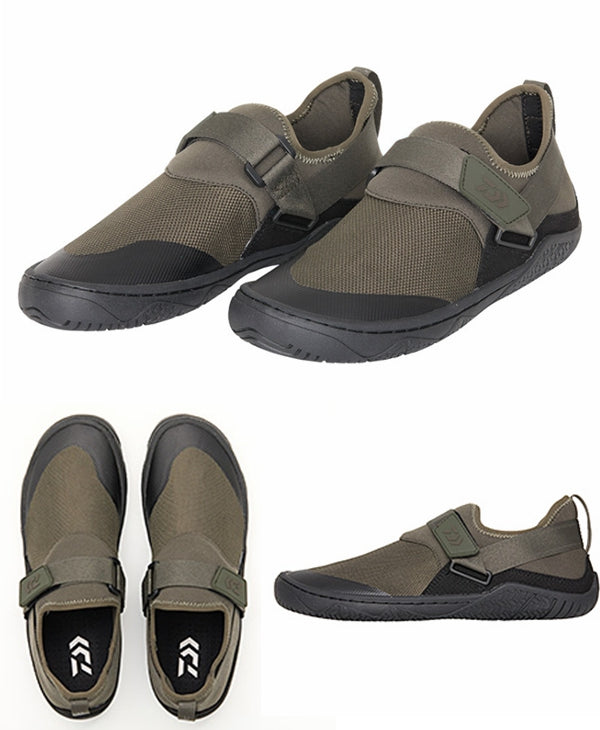 (JDM) Daiwa Water Fishing Shoes DL-1360 Khaki Colour