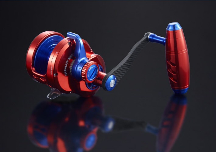 Maxel RAGE PRO 60H Special Edition Carbon Arm (Red/Blue) Right Hand